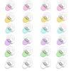 24Pack Colourful Binding Clips & Paper Clips,Medium Paper Clips 1.6*1Inch.