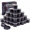 24 Pack Galaxy Slime Kit, Black-Color Sensory Putty, Non-Sticky Safe Slime for Boys & Girls, Stress Relief Toy, Classroom Rewards, Kids Party Favors & Party Supplies