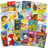 24 Pack Small Coloring Books for Kids Ages 4-8, 2-4 - Bulk Coloring Bundle Classroom Rewards, Prizes, PreK Kindergarten Party Favors with Disney, Nick, More | Mini Activity Books for Boys, Girls
