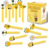 24PCS Bubble Wands for Birthday Party Decorations Favors Supplies, Pinata Goodie Bags Filler, Classroom Prizes (Bee)