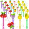 24 Pcs Fruit Bubble Wands, Birthday Party Favors, Goodie Bag Fillers