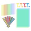 24Pcs Guided Reading Strips Set, 4 Styles Highlight Overlay Reading Tracker, Colored Readin-g Strips Bookmark Tools for Teacher Students Educational Classroom Supplies(Color:Multi)