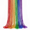 24PCS Pride Necklace Stuff, Rainbow Beads Pride Accessories, 6 Kinds of Metallic Rainbow Beads Bulk, Gay Lesbian Pride Necklace for Women Men, Costumes Decor for Pride Month Parade Throws Party Favors