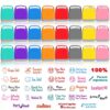 24 Pcs Teacher Stamps for Classroom Self Inking Stamps Gift,Classic
