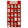 24 Pocket Classroom Reading Buddies Storage Organizer over The Door Hanging Small Stuffed Animal Holder with Card Blank Name Tags Classroom Pocket Chart for Preschool Kindergarten Reading Corner