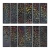 24 Sheets Holographic Mini Card Stickers, Self-Adhesive Glitter PET Decorative Stickers, Korean Style Laser Rainbow Stickers for Phone, Journal, Diary, Scrapbook, Photo Card and DIY Craft Decoration