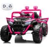 24V Ride on Toys,Kids UTV,Car for Toddler,Pink