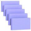 250 Count Index Cards 3x5 Inch 180gsm, Heavy Weight Purple Color Flash Card (50 Sheets Each), Note Taking for Students, Teachers, Professionals, Study Note Cards for Office Home School