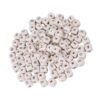 250pcs Vowel Letter Wood Beads, 10mm Cube A E I O U, Large Hole