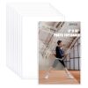 25 Pack 8" x 10" Clear Rigid Page Sheet Protectors