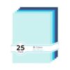 25 Pack Light Blue Cardstock 8.5 x 11