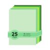 25 Sheets Green Cardstock 8.5 x 11 Green Construction Paper