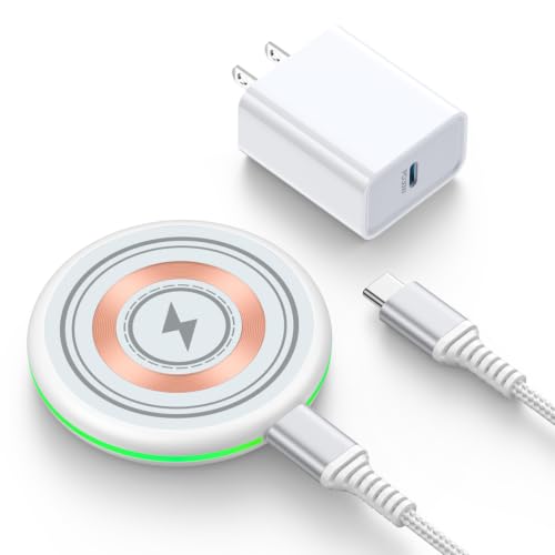 25W Magnetic Wireless Fast Charging Pad for iPhone 17 Pro Max 16 15 14 13 12 Series, Android Wireless Magsafe Charger Station with 30W Adapter for Samsung Galaxy S26 Ultra S26 S25 Ultra S24 FE S23 S22