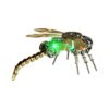 260PCS+ 3D Metal Puzzle for Adults, Dragonfly with Night Light Insect Model, Fun Family DIY Project & Collectible Desk Decor, Gift for Holidays Birthdays
