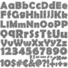 260 PCS Composition Bulletin Board Letters for Classroom 4”Letters Combo Pack Set Black Spots Classroom Decorations Alphabet Numbers Symbols Letters for Bulletin Board Cutouts Card for Classroom Decor