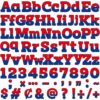 260Pcs Spider Themed Letters Number Bulletin Board Set Red Blue Hero Classroom Decoration Spider Web Alphabet Letters Numbers Punctuation Symbol Combo Cutouts for Classroom Door Teacher Supplies