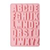 26 Cavities Alphabet crayon mold letter molds silicone alphabet mold chocolate molds silicone Large depth, easy to release and clean for Making cakes,Biscuit Ice Cube Chocolate Resin Concrete
