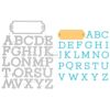 26 Uppercase Letters Metal Cutting Dies for Card Making