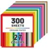 27 colors 300 sheets origami paper