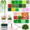2865 PCS Beaded Plant Kit, DIY Glass Beads Forever Plant Craft Kit