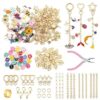 286Pcs Enamel Alloy Charms, DIY Keychain Making Supplies Kit