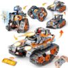 28°C 5-in-1 STEM Building Set Toys for Kids Remote & App Controlled Construction Robot/Car/Tank/Bulldozer/Tracked Racer Coding Kit for Boys Girls Age 6 7 8-12+ Year Old (552 Pcs)