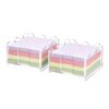 2 Pack Acrylic Sticky Note Holder,Clear Acrylic Sticky Note Holder