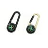 2Pack Carabiner Clip Compass,for Hiking Camping Cycling (Black&Champagne)