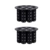 2 Pack Green Onion Planter Scallion Grower Seed Sprouting Kit Compatible with Regular Mouth Mason Jar for Windowsill Garden,Hydroponics,and Propagation Hydroponics Enthusiasts (Black) for Outdoor Use