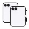 2 Pack Magnetic Dry Erase Board 6" x 8", Mini Whiteboard with Marker, Magnets & Pen Holder, Small Magnetic Whiteboard for Fridge, Locker, Office Desk, Kitchen, School & Home Organization(Black)