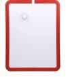 2 Pack Red Magnetic Dry Erase Board with Marker, 8.5 x 11.5 in