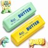 2 Packs Crunchy Butter Squishy Toys, Slow Rising Crunchy Squishy Butter