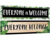 2 Pack Simply Boho Classroom Decorations Welcome Banner Bulletin Board Decor Posters Greenery Motivational and Inspirational Banner for Preschool School Supplies Teachers Kids Students