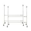 2 Pack Whiteboard Stand Only,Mobile Adjustable Metal Stand