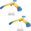 2 Pcs Balance Bird with Clear Triangle Stand, Balancing Eagle Gravity for Adults, Science Kit Party Favors Stocking Stuffers
