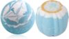 2PCS Blue Bath Bombs for Women Spa Gift Set with Peppermint Essential Oils Sea Salt Relaxing Birthday Gift for Her Bubble Bath Skincare Relaxation Aromatherapy Gifts