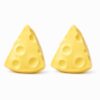 2PCS Cheese Slice Squishy Stress Toy, Soft No Rebound Squeeze Fidget Toy, Realistic Cheese Decompression Sensory Toy for Desktop Decor Adult Stress Relief Novelty Gift