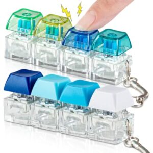2PCS Clicky Keyboard Fidget Toy for Stress Relief, Kids Teens Adults