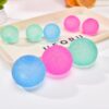 2 Pcs Crunchy Soft Stress Ball Set, Blue and Green Textured Fidget Sensory Toys with Maltose Filling, Malt-Like Squeeze Toy for Restlessness, Focus, Comfort, Adults and Office