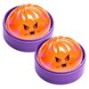 2pcs Devil Dumpling Squishies,Non Stick Hand Glitter Squeeze Stress Balls with Steamer Box,Kawaii Sensory Fidget Toy Box,Perfect Party Favors Birthday Gifts-Soft Rebound