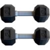 2 Pcs Dumbbells for Baby Mini 1.8X4.7 in Silicone Hand Weight Lifting Set for Fitness Exercise Funny Sport Toys for Toddlers (Black),Kids Dumbbells Set