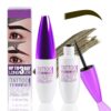 2pcs Easy Peel Off Temporary Tattoo Brow Tint Gel For Women (Light Brown)