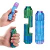 2PCS Fidget Toy for Adults,Little Ouchies Spiky Pain Stim Toy with Slider,Clicker,Spinner,Spinner,Ratchet 6 in 3Fidget Toy