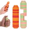 2PCS Fidget Toy for Adults,Little Ouchies Spiky Pain Stim Toy with Slider,Clicker,Spinner,Spinner,Ratchet 6 in 3Fidget Toy