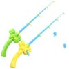 2 Pcs Fishing Rod Pole Pool Toy,Fishing Bath Toys Game for Bath Time Carnival,Educational Learning Toys for Children Magnetic Fishing Rod Game