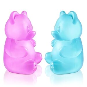 2 Pcs Gummy Bear Fidget Squeeze, Stress Ball Relief, Filled Squishies Stress Relief Birthday Gifts Party Favors, Classroom Prizes