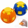 2PCS HelixCore 3D Printed Fidget Ball,Fidget Spinner,Squishy Ball,Gear Ball,Portable Fidget for Adults,Sensory Desk Toy,Stress Relief Toy for Adlut,Child(2, Classic Color)