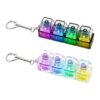 2 Pcs Keyboard Fidget,Keyboard Fidget Clicker for Adults, Relieve Stress and Anxiety, Keychain Accessories, Easy to Carry, Creative Gifts for Family and Friends​ Black White