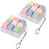 2 Pcs Keyboard Fidget Toy, Loud Clicker Keyboard Keychain, 9 Keys Keyboard Fidget for Adult to Relife Stress Pass Time