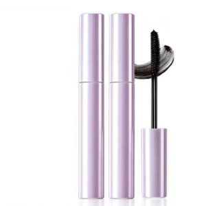 2PCS Mascara for Older Women,Long Lasting Curl Mascara for Women (Black)